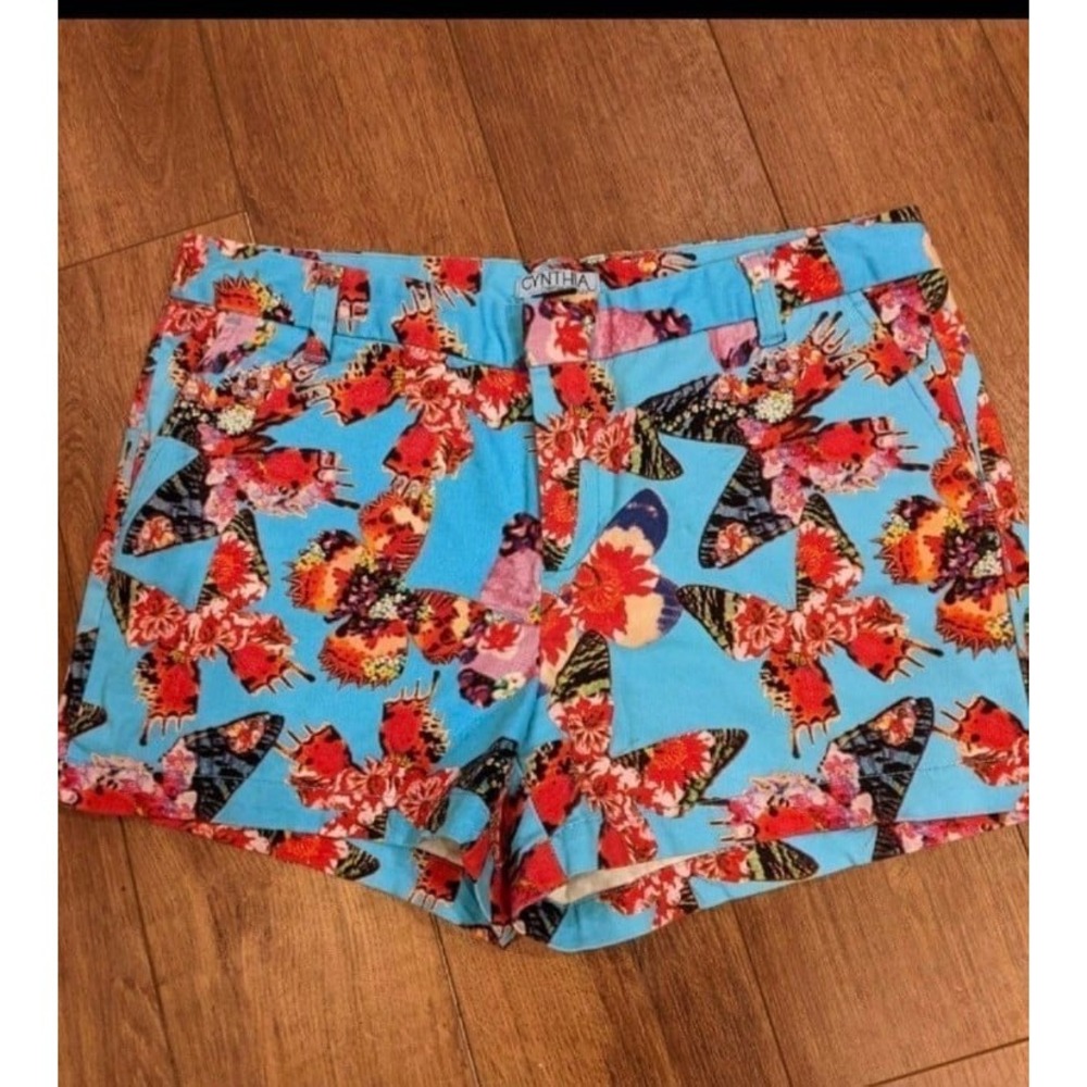 Cynthia Rowley butterfly‎ pattern shorts
